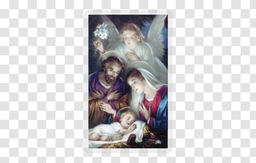 Nazareth Holy Family Nativity Scene Of Jesus Card - Rosary Transparent PNG