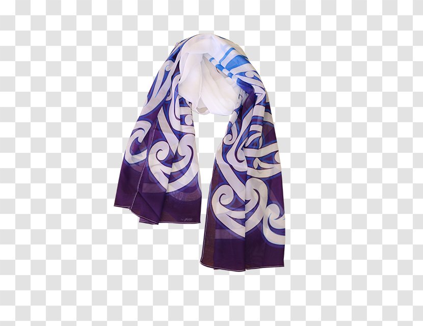Scarf Chiffon Clothing New Zealand Blue Transparent PNG