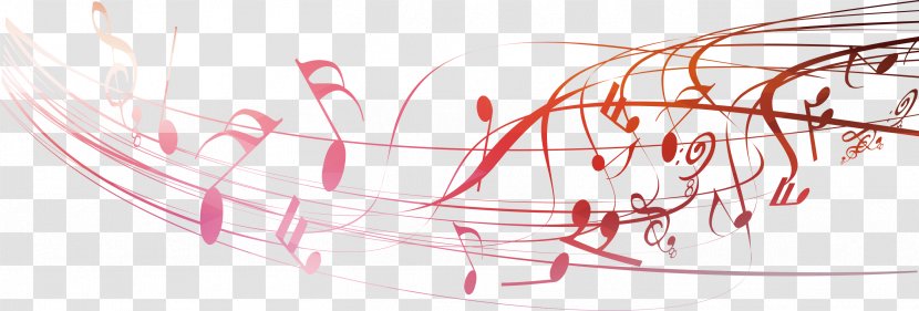 Musical Note Graphic Design Staff - Silhouette - Notes, Notes Decoration Transparent PNG