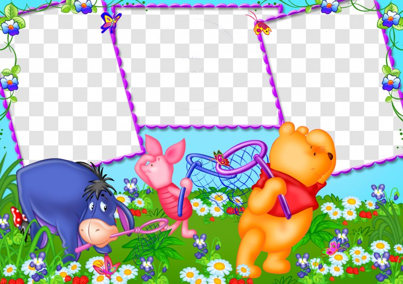 Winnie-the-Pooh Cuadro Frame Desktop Wallpaper - Easter - Winnie Pooh Transparent PNG