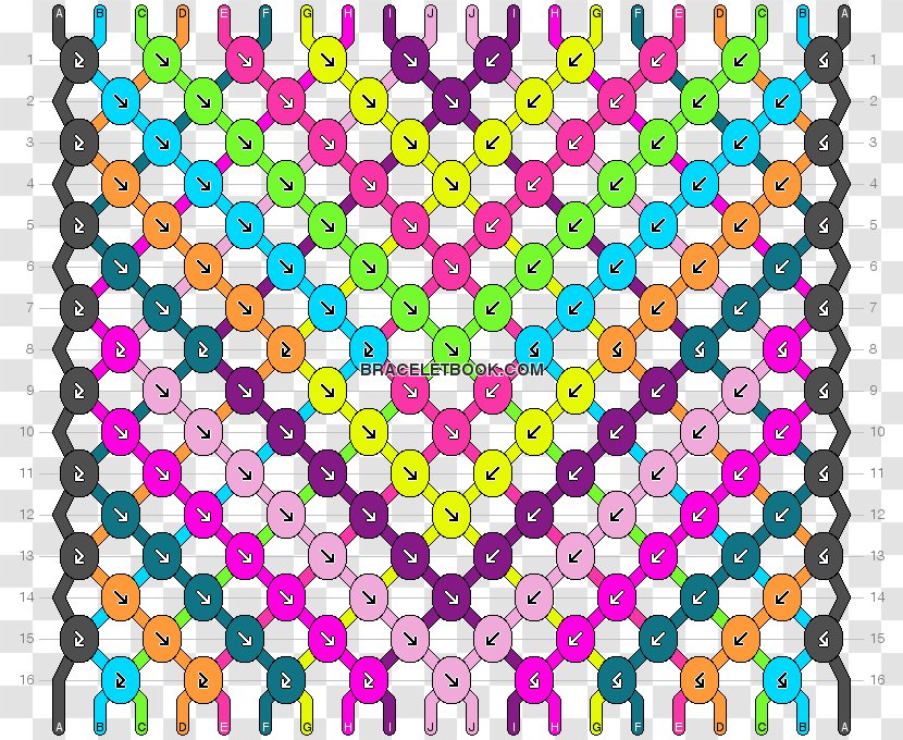 Friendship Bracelet White Knot - Area - Pattern Transparent PNG