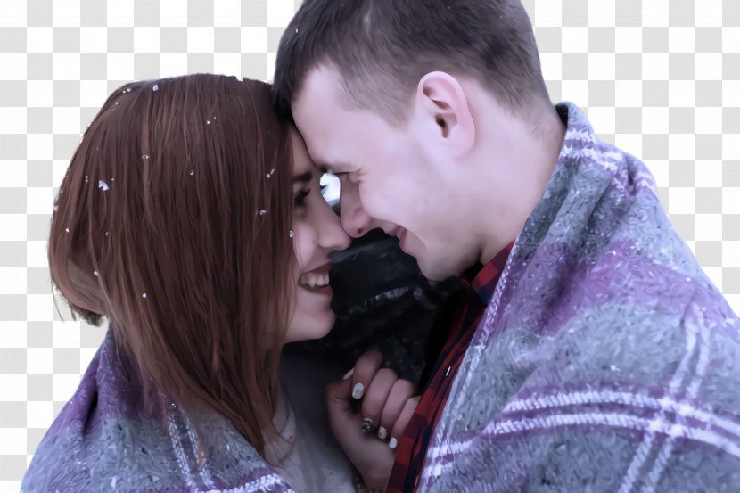 Nose Kiss Ear Cheek Interaction - Love Neck Transparent PNG