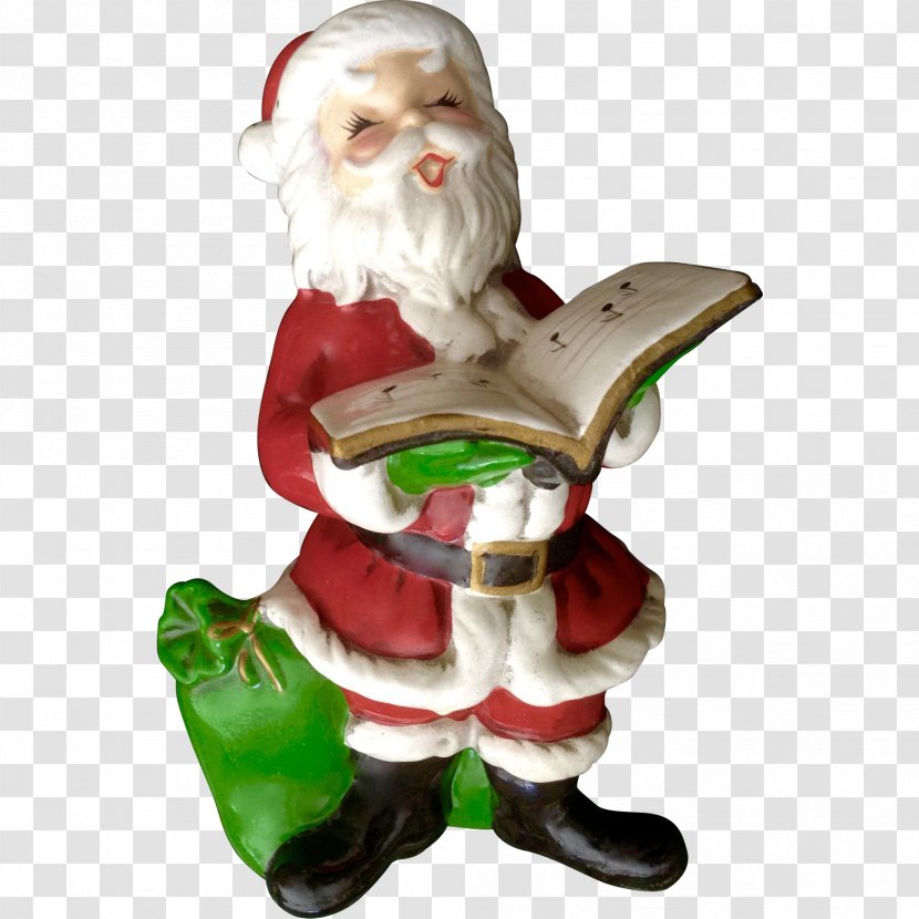 Santa Claus Christmas Ornament Figurine Character Transparent PNG
