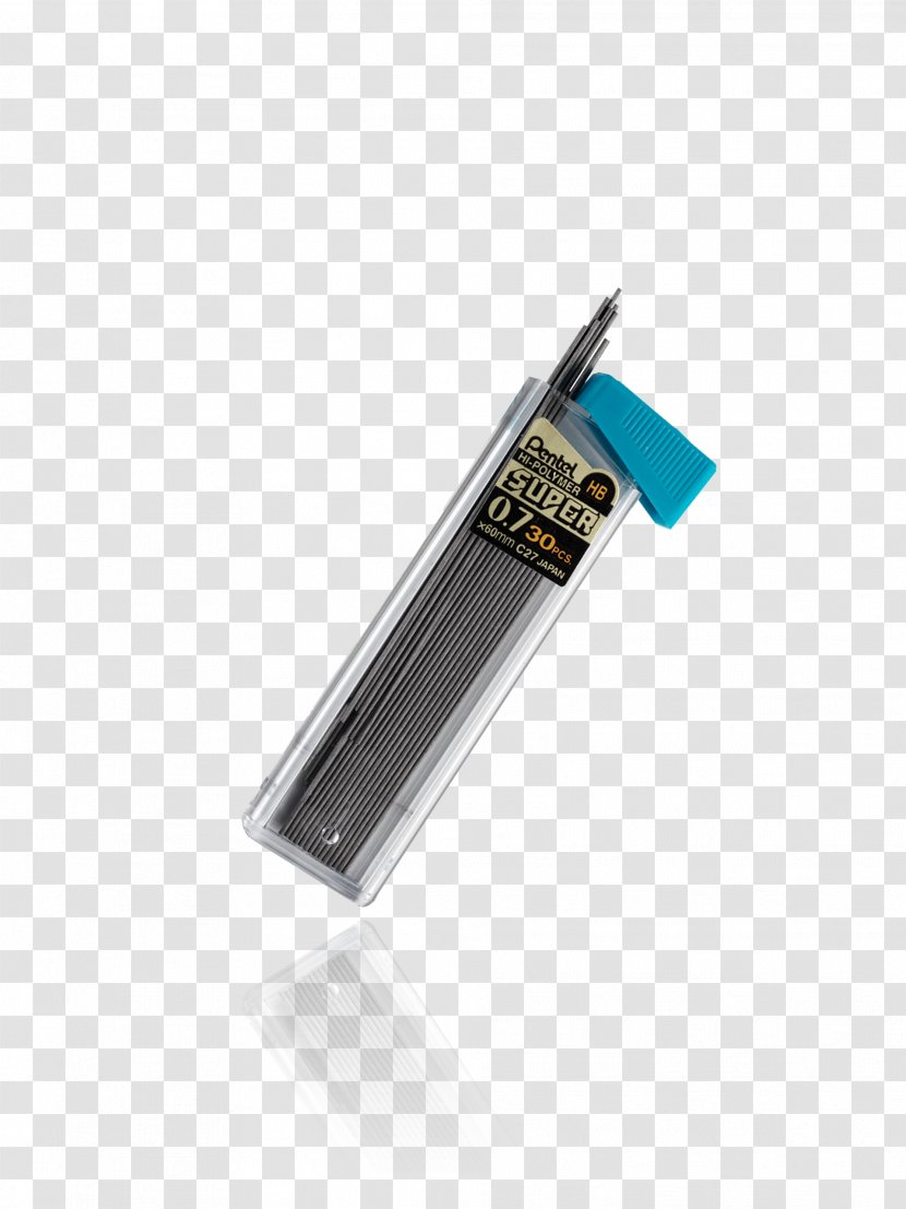 Mechanical Pencil Mina Drawing Eraser - Color Of Lead Transparent PNG