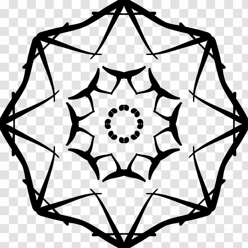 Public Domain Clip Art - Line - Hollow Mandala Transparent PNG