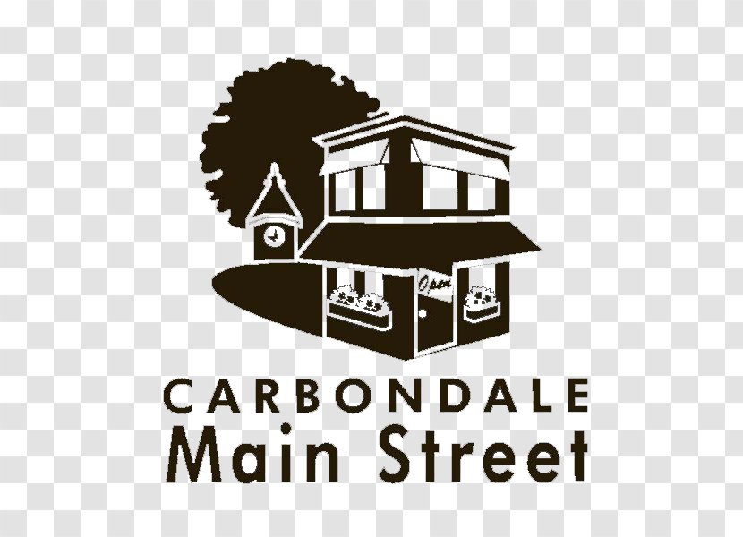 Carbondale Tourism Logo WSIU-FM Main Street Design - Silhouette - Modern Ideas Schools Transparent PNG