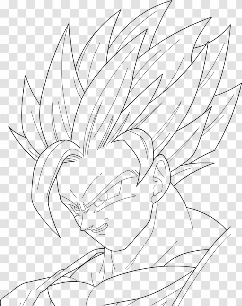Goku Majin Buu Vegeta Gohan Drawing - Digital Art - Son Transparent PNG