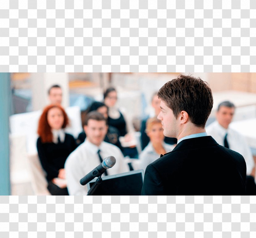 Businessperson Stakeholder Senior Management Presentation - Public Speaking - Business Transparent PNG
