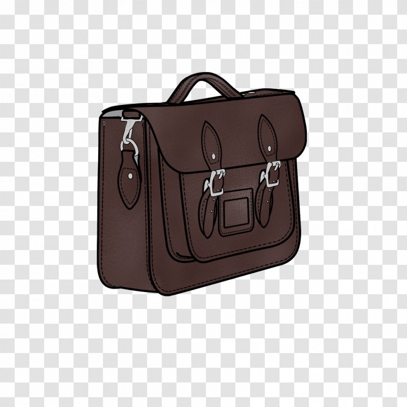 Baggage Leather Sporran Tote Bag - Paper Embossing - Walnut Bags Transparent PNG