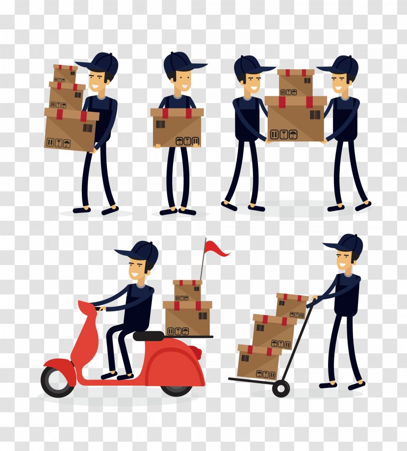 Courier Delivery Mail Carrier Logistics - Shutterstock - City Transparent PNG