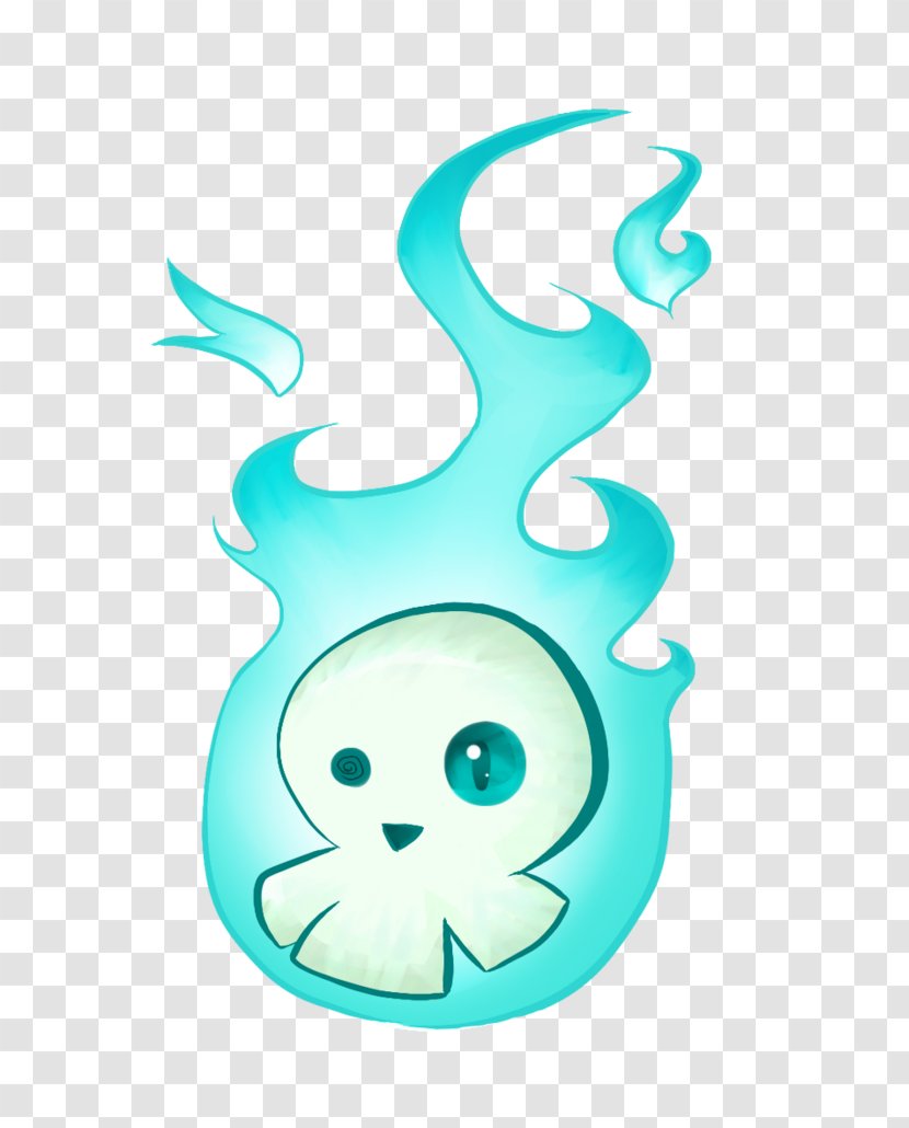 Turquoise Animal Character Fiction Clip Art - Wisp Transparent PNG