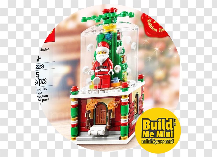 LEGO 40223 - Santa - Christmas SnowglobeLimited Edition Store Exclusive Claus Snow Globes Amazon.comMini World Globe Centerpieces Transparent PNG