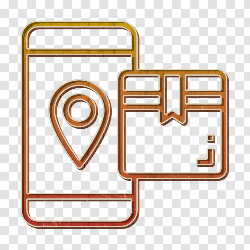 Smartphone Icon Online Tracking Icon Logistic Icon Transparent PNG