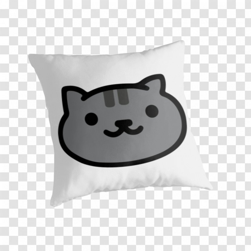 Laptop Cat Neko Atsume T-shirt Pillow - Sleeve Transparent PNG