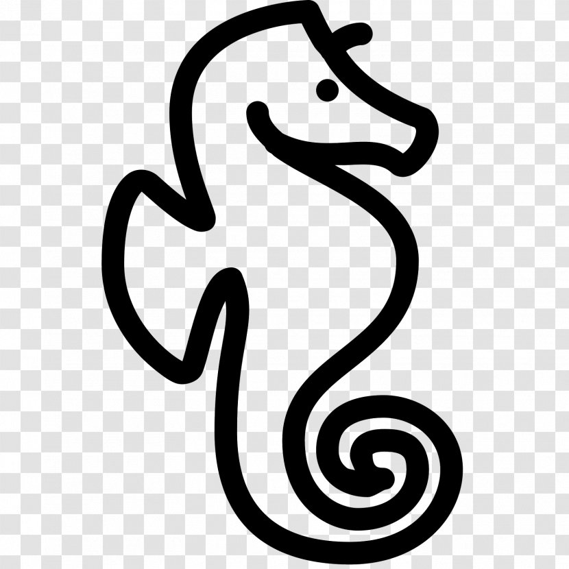 Computer Icons White's Seahorse Clip Art - Line Transparent PNG