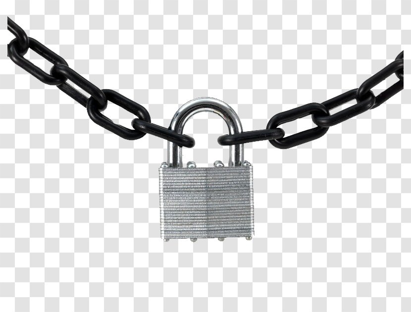 Chain Padlock Key - Metal Chains And Lock Image Transparent PNG