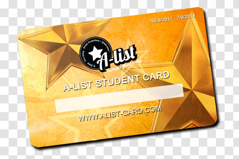 Brand Font - Student Card Transparent PNG