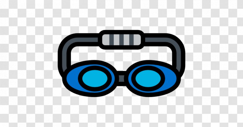 Swedish Goggles Clip Art Glasses Image - Electric Blue Transparent PNG