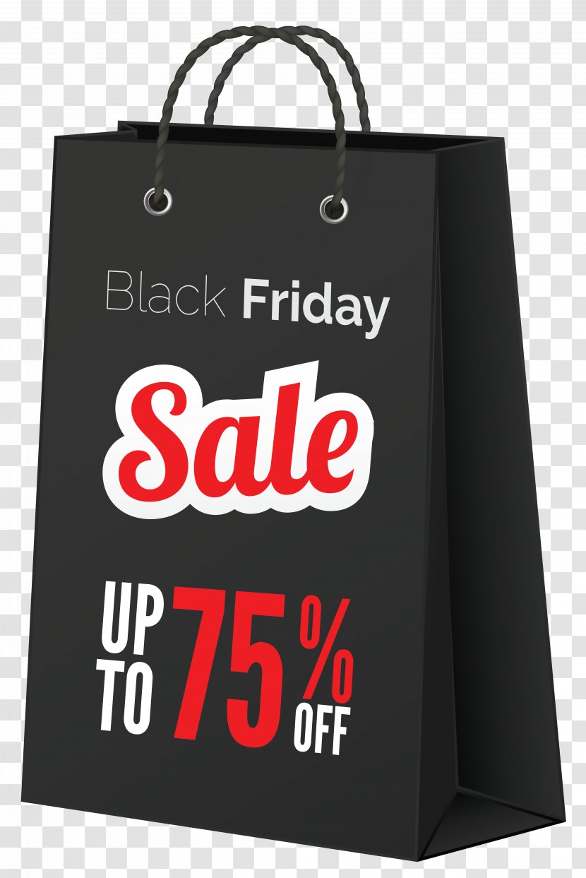 Black Friday Bag Sales Clip Art - Discounts And Allowances - Sale Clipart Image Transparent PNG