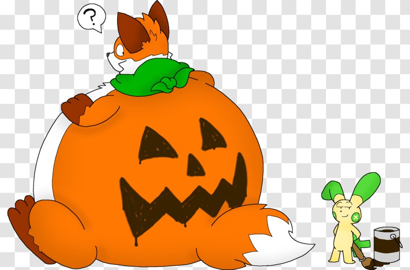 Jack-o'-lantern Art Pokémon Sun And Moon Pumpkin - Cucurbita - Happy Halloween Transparent PNG