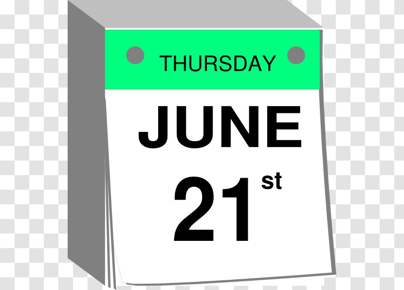 Calendar June Clip Art - Material - Cliparts Transparent PNG