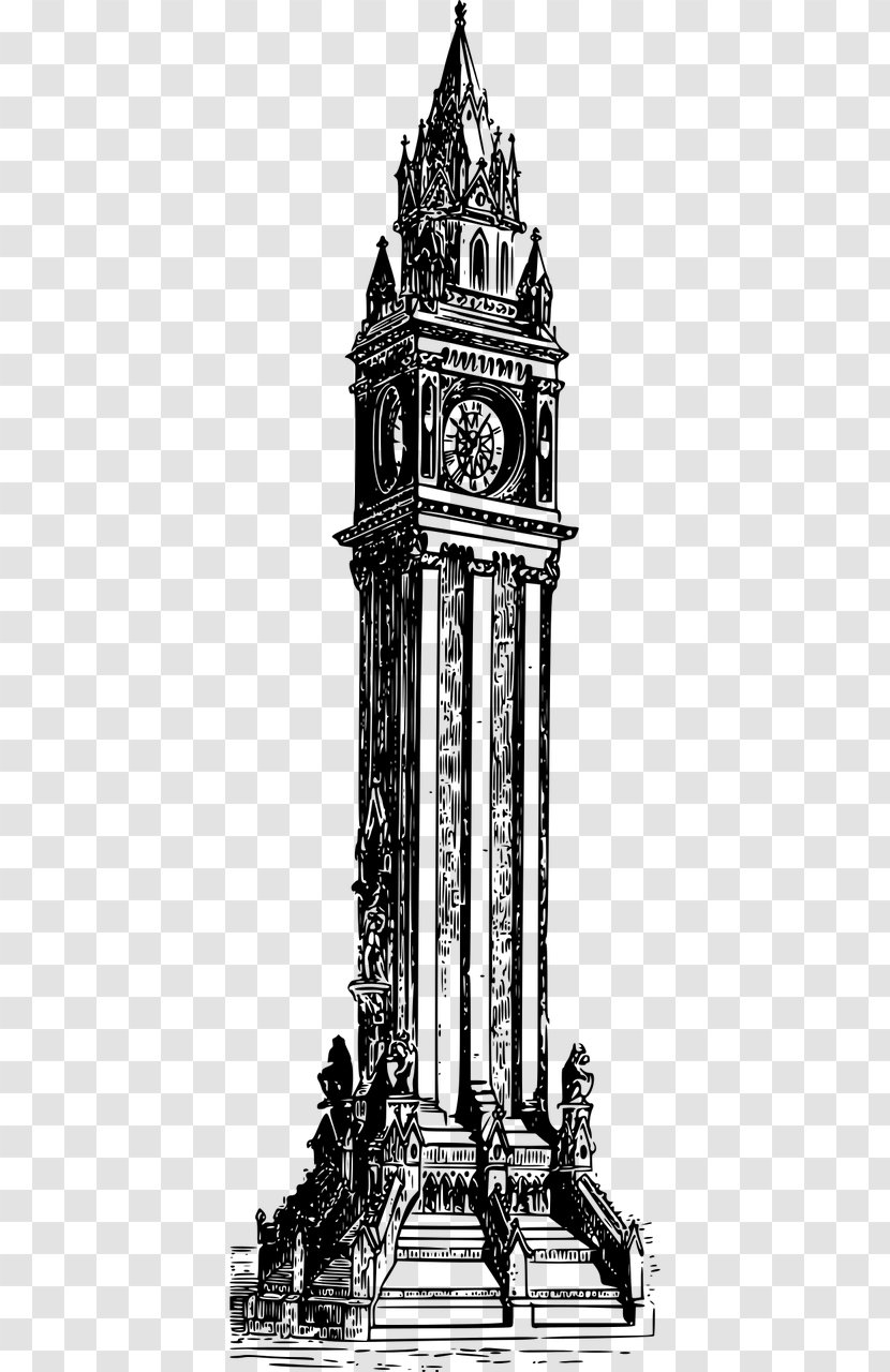 Albert Memorial Clock, Belfast Royal Hall Hyde Park - Landmark - Victoria And Museum Transparent PNG