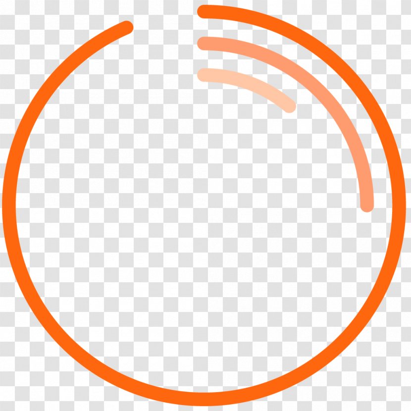 Circle Point Angle Gobo - Orange Transparent PNG