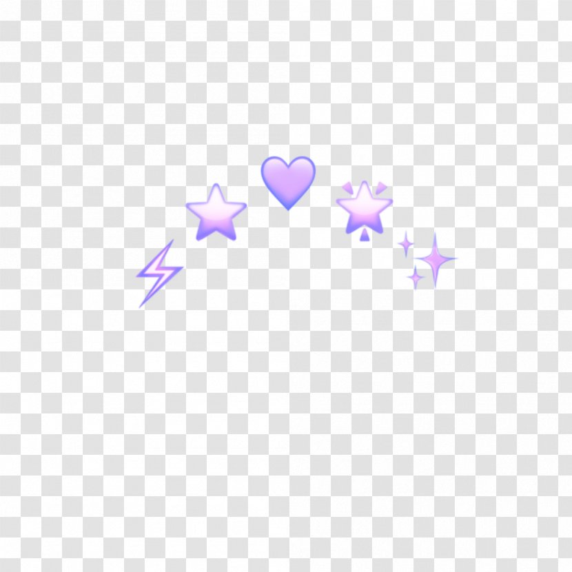 Emoji Heart PicsArt Photo Studio Image - Iphone - Transparent Flower Crown Download Snapchat Transparent PNG