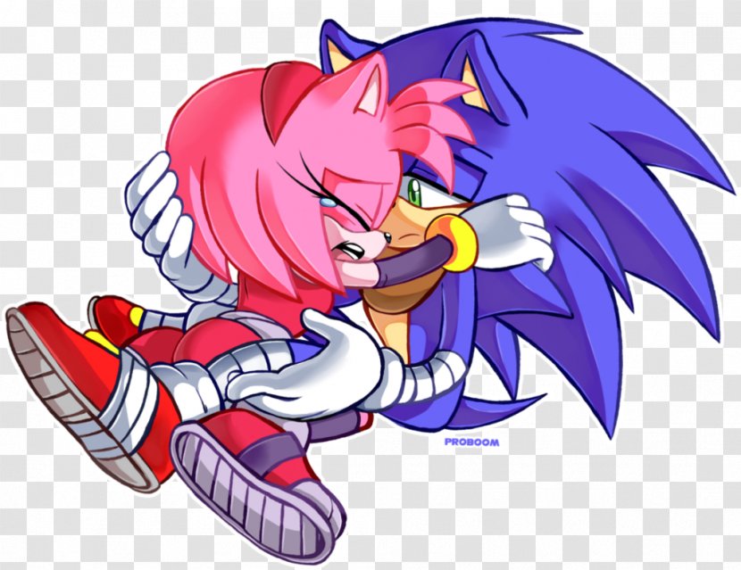 Amy Rose Tails Sonic The Hedgehog Fan Art CD - Frame - Thought Rot Transparent PNG