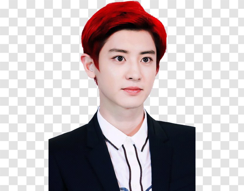 Chanyeol Red Hair So I Married An Anti-fan - Wig Transparent PNG