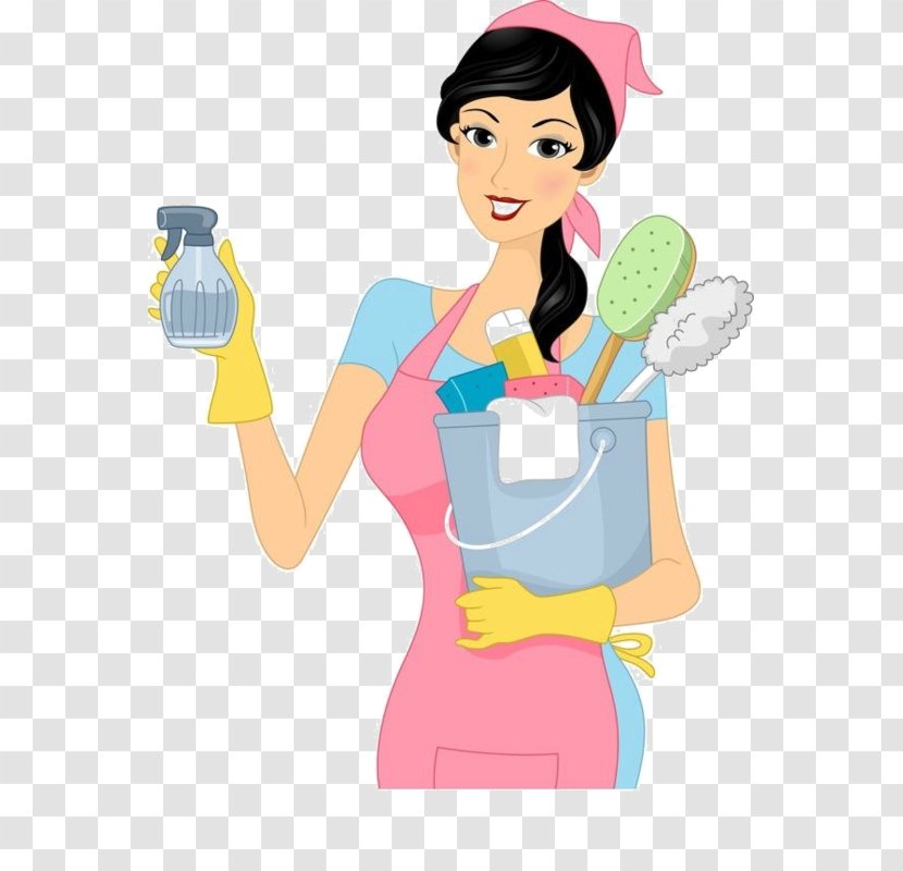 Green Cleaning Cleaner Housekeeping Maid Service - Flower - House Transparent PNG