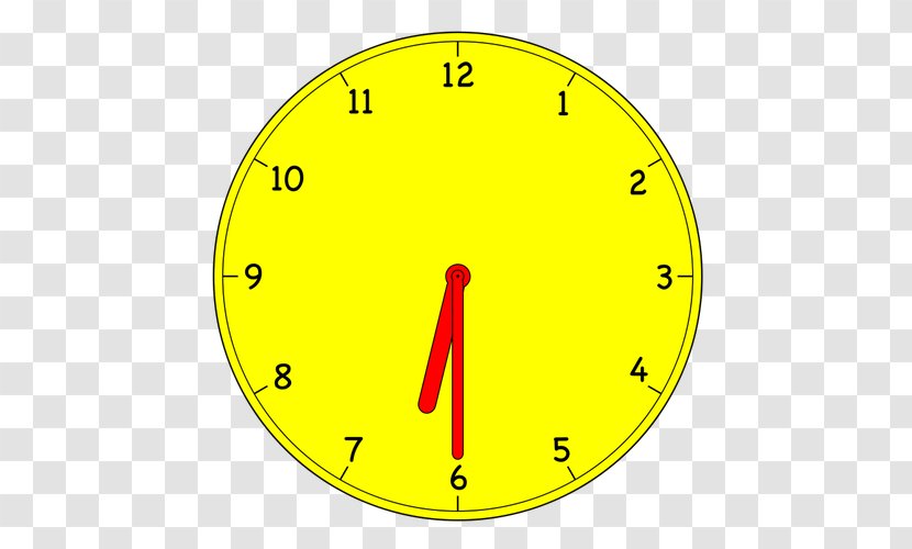 Digital Clock Clip Art - Yellow - Clocks Vector Transparent PNG