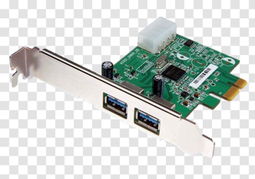 Graphics Cards & Video Adapters USB 3.0 PCI Express Expansion Card Conventional - Electronics Accessory Transparent PNG