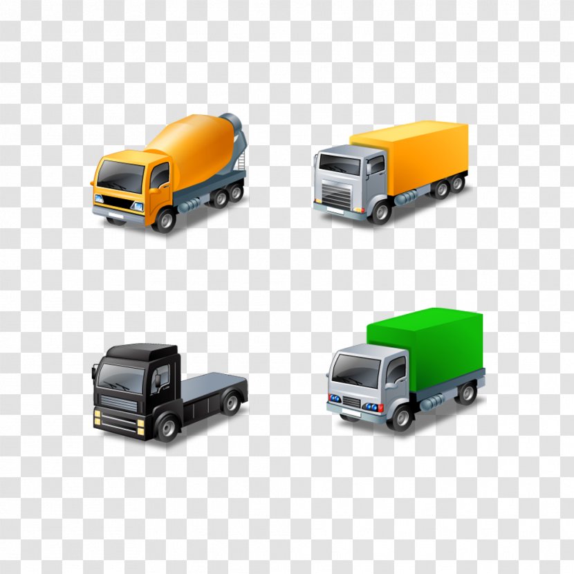 Paper Transport Icon - Creative FIG Truck Transparent PNG