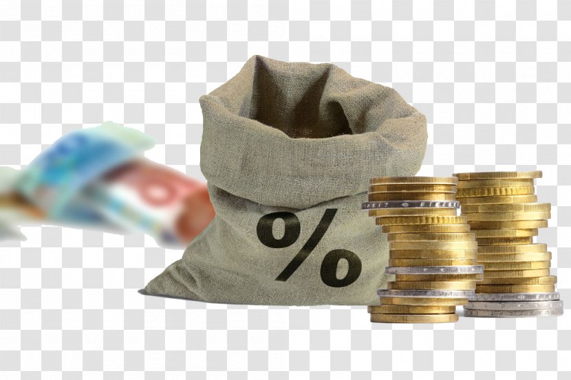 Money Finance Tax Gold Coin - Bag Pile Of High-definition Deduction Material Transparent PNG