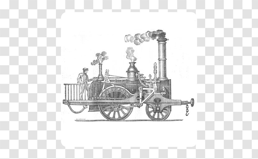 Train Rail Transport Steam Locomotive Vapor - Railway Transparent PNG