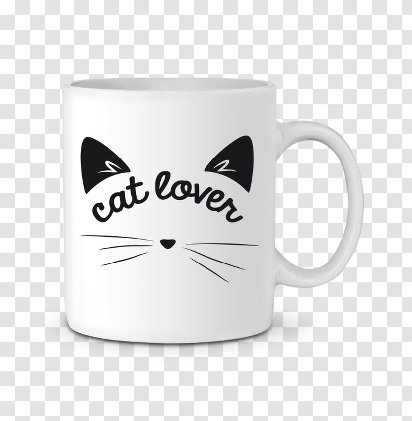 Mug T-shirt Ceramic Cat Coffee Cup - Lover T Shirt Transparent PNG