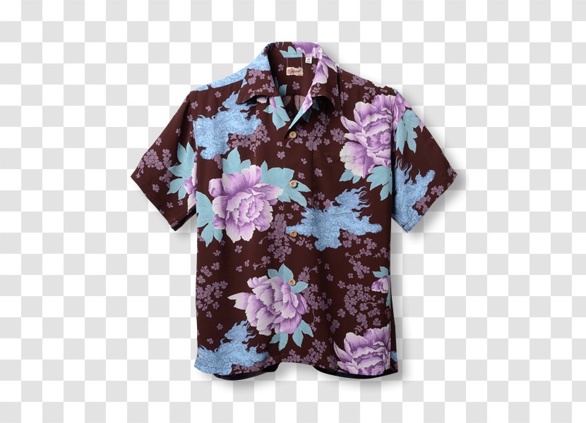 Blouse T-shirt Sleeve - Purple Transparent PNG