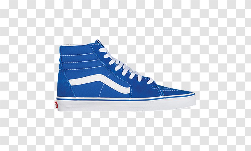 Vans Sk8 Hi Sports Shoes Skate Shoe - Brand - Blue White For Women Transparent PNG