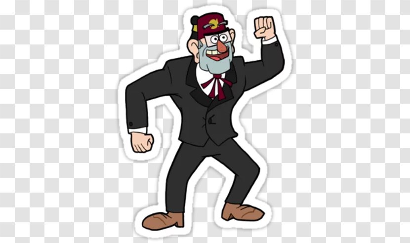 Sticker Telegram Mabel Pines Grunkle Stan Bill Cipher - 2016 - Fictional Character Transparent PNG