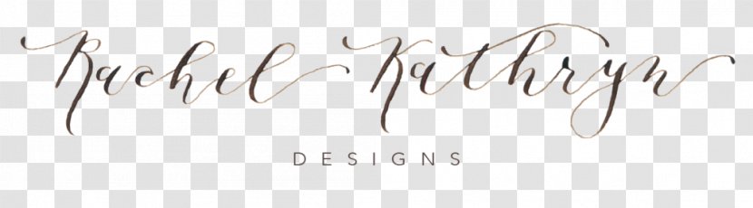 Logo Brand White Line Font - Black And - Wedding Calligraphy Transparent PNG