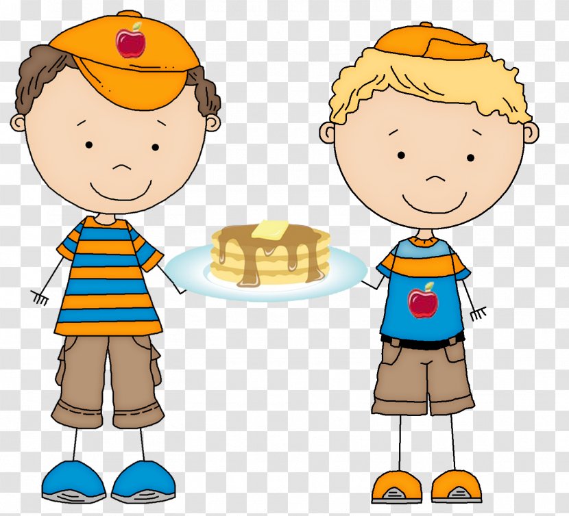 Boy Human Behavior Pancake Clip Art - Cartoon Transparent PNG