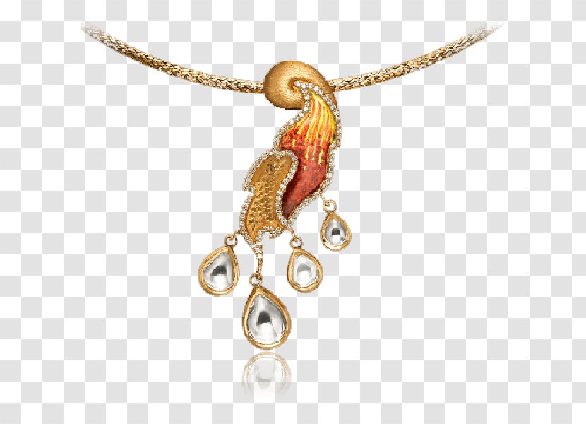 Pendant Earring Jewellery Necklace Gold Transparent PNG