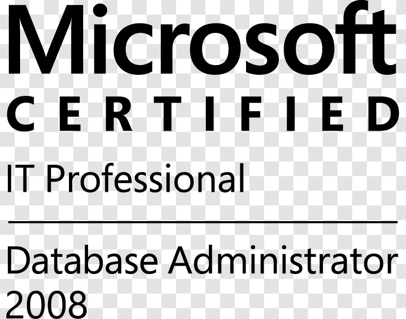 Microsoft Certified Professional MCSA Certification IT - Technology Specialist Transparent PNG