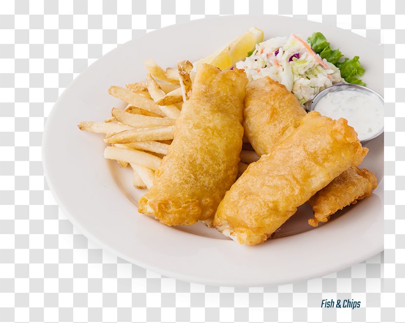 Fish And Chips Fisherman's Wharf Fried Finger French Fries - Dish Transparent PNG