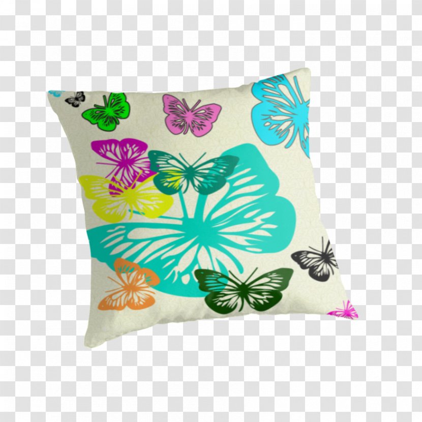 Throw Pillows Cushion Purple - Moths And Butterflies - Butterfly Aestheticism Transparent PNG
