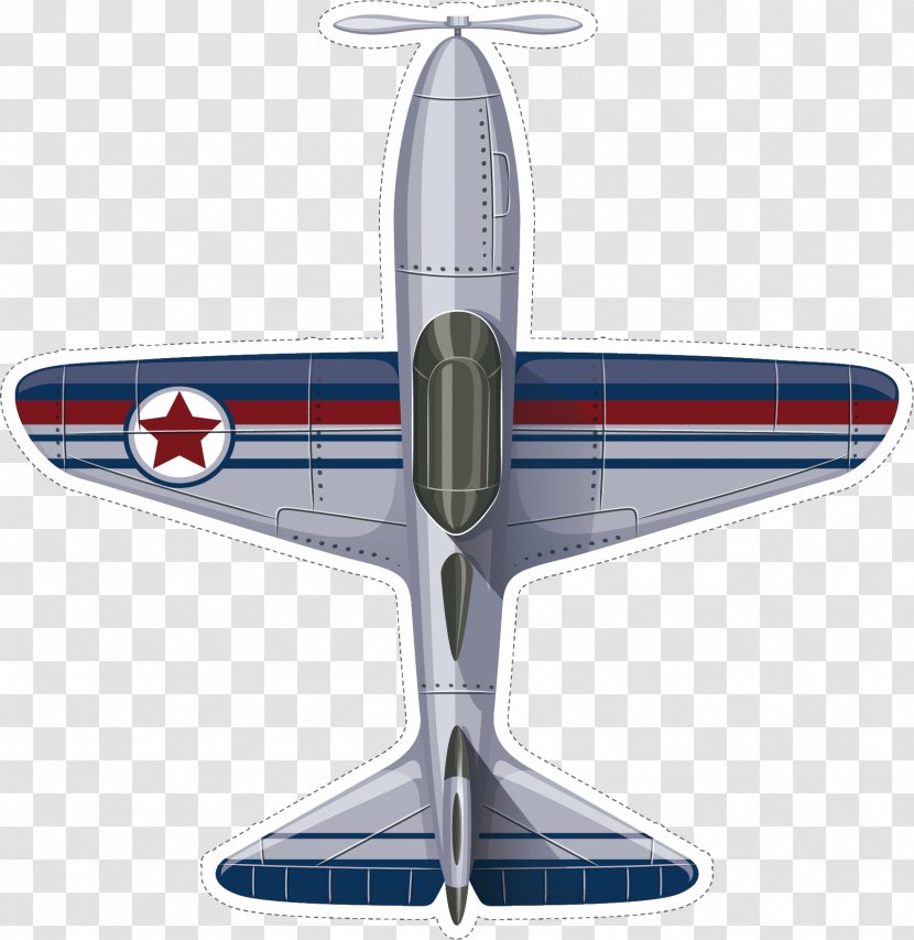 Airplane Jet Aircraft Illustration - Blue-gray Military Transparent PNG