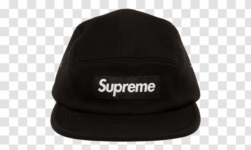 T-shirt Supreme Hat Product Logo - Black M Transparent PNG