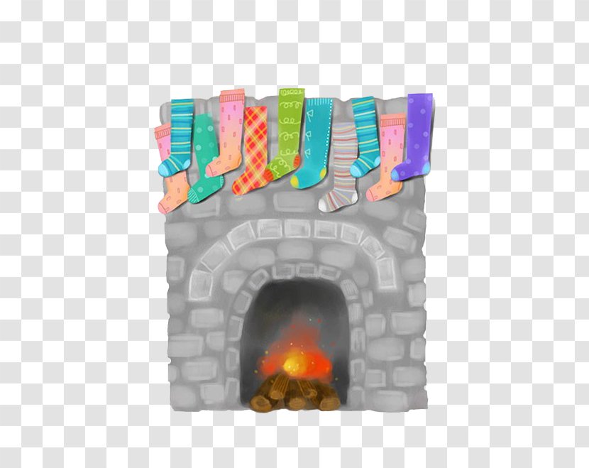 Firewood Furnace Hearth - Fire - Hand-painted Stove Transparent PNG