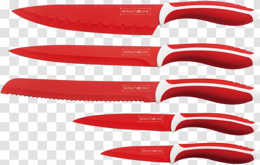 Throwing Knife Kitchen Knives Blade - Red Transparent PNG